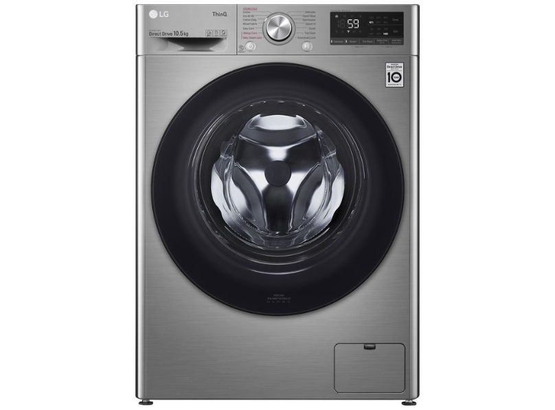 1000009423 LG F4V510SSE 10.5kg 1400rpm Washing Machine with Turbowash 360