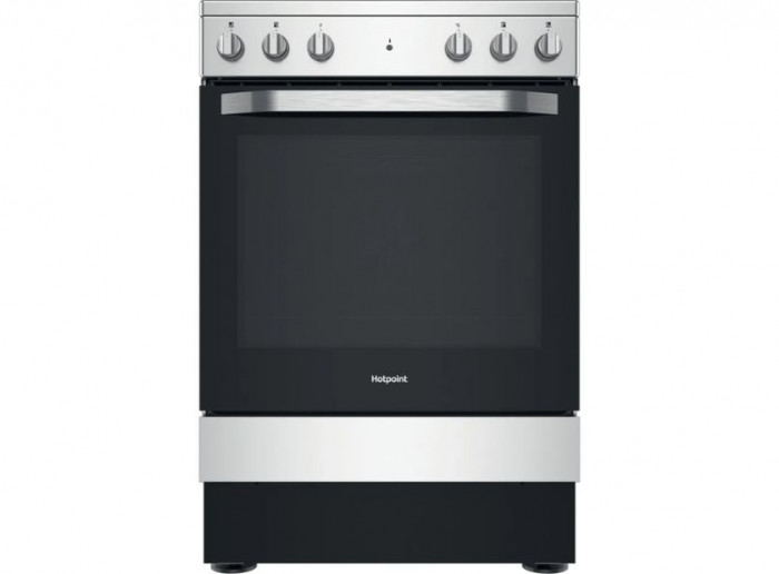 Hotpoint HS67V5KHX Silver Electric Single Cooker 1000046248 Hotpoint HS67V5KHX Silver Electric Single Cooker