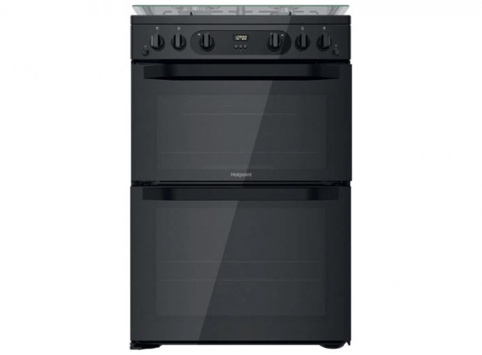 Hotpoint HDM67G0CCB Gas Double Cooker 1000020119 Hotpoint HDM67G0CCB Gas Double Cooker